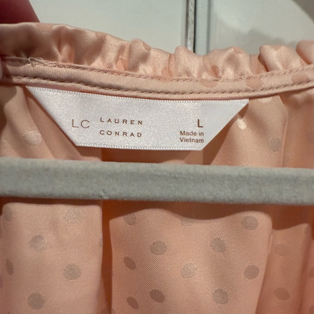 LC Lauren Conrad Light Pink Blouse - Picture 6 of 7